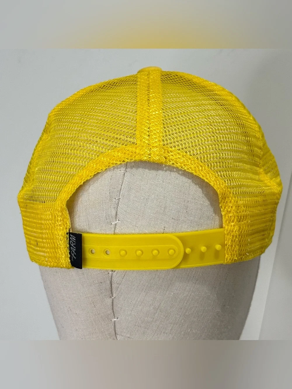 Goorin Bros The Farm Kid Goat Trucker Hat Kids O/S Yellow Summer Streetwear